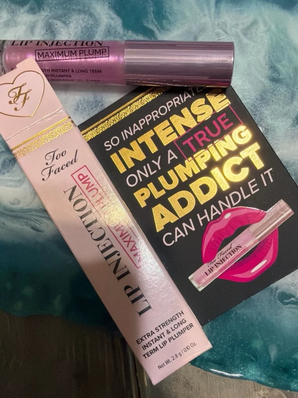 Too Faced Lip Injection Plumping Gloss – Shimmery Light Purple Pink
